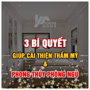 3 bí quyết giúp cải thiện thẩm mỹ và phong thủy phòng ngủ