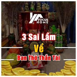 3 sai lầm về ban thờ thần tài