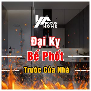 đại kỵ bể phốt trước cửa nhà