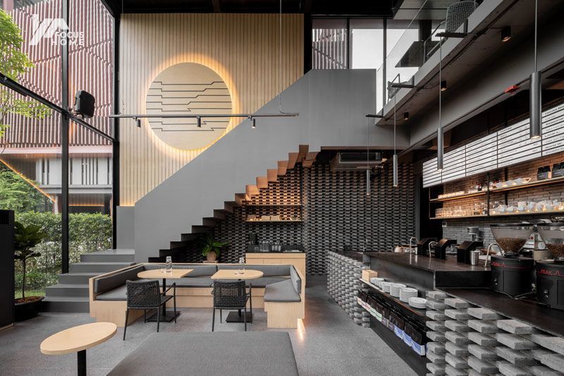 Thiết kế nội thất quán cafe concept hiện đại