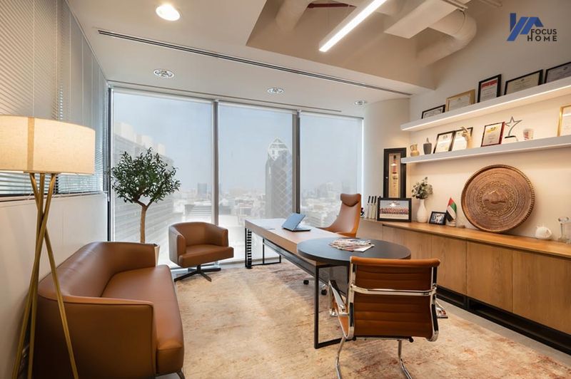 Chọn lát sàn nhà khi thiết kế nội thất văn phòng phong cách tối giản