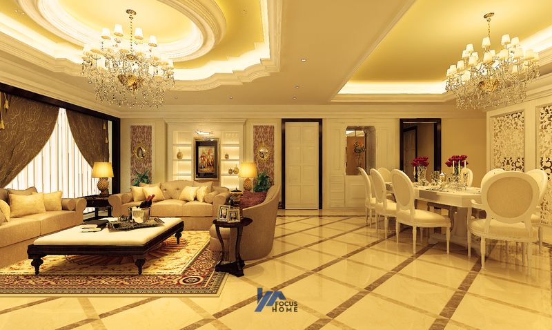 Chọn thiết kế nội thất căn chung cư tân cổ điển cao cấpChọn thiết kế nội thất căn chung cư tân cổ điển cao cấp