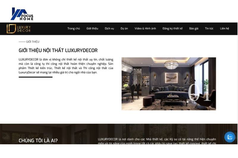 Công ty thiết kế nội thất chung cư uy tín Luxury decor