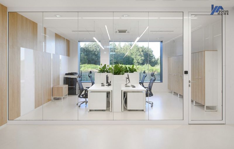Mẫu thiết kế nội thất cho các văn phòng doanh nghiệp theo phong cách tối giản