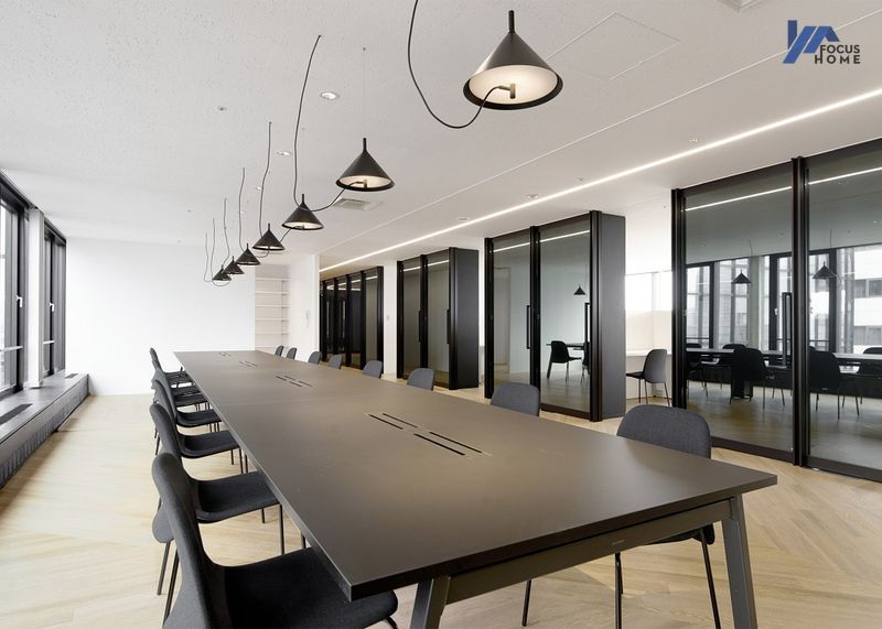 Thiết kế nội thất cho phòng họp theo phong cách tối giản