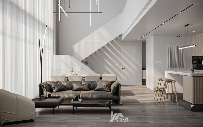 Thiết kế nội thất penthouse - duplex tại Focus Home