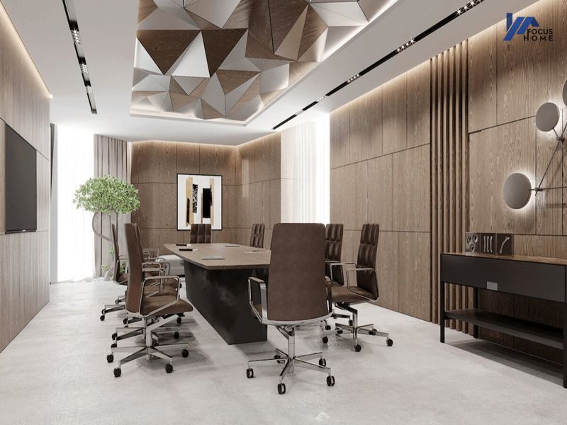Chọn thiết kế nội thất văn phòng nhỏ theo phong cách công nghiệp