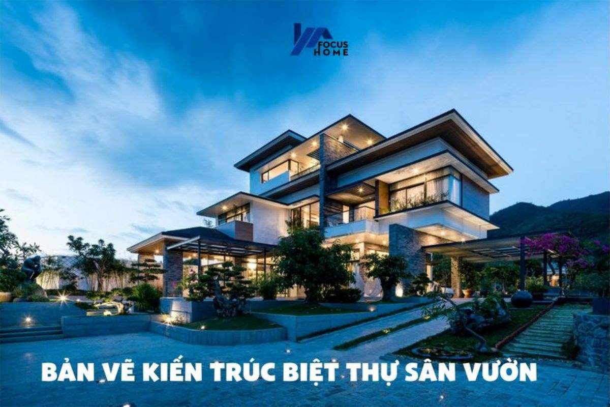 bản vẽ kiến trúc biệt thự