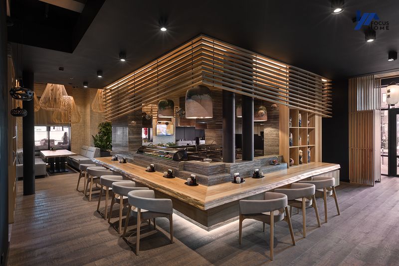 Chọn thiết kế nội thất nhà hàng ăn nhanh theo phong cách hiện đại, năng động