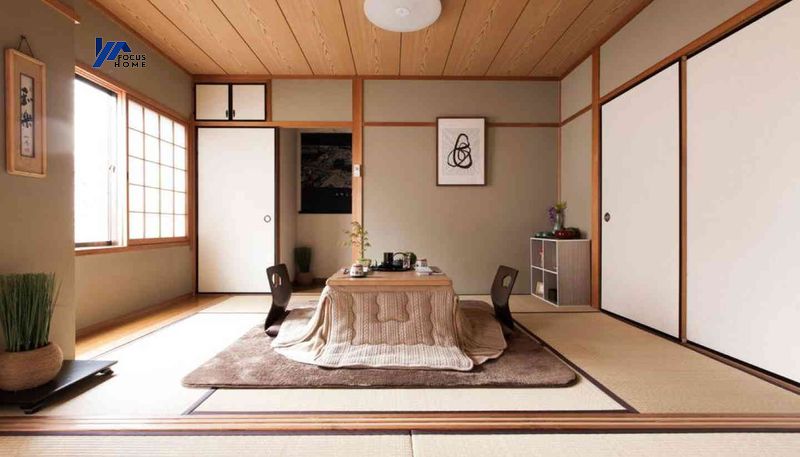 chuyên thiết kế nội thất chung cư phong cách Nhật Bản