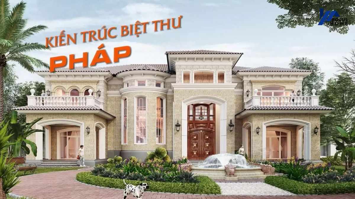 kiến trúc biệt thự pháp