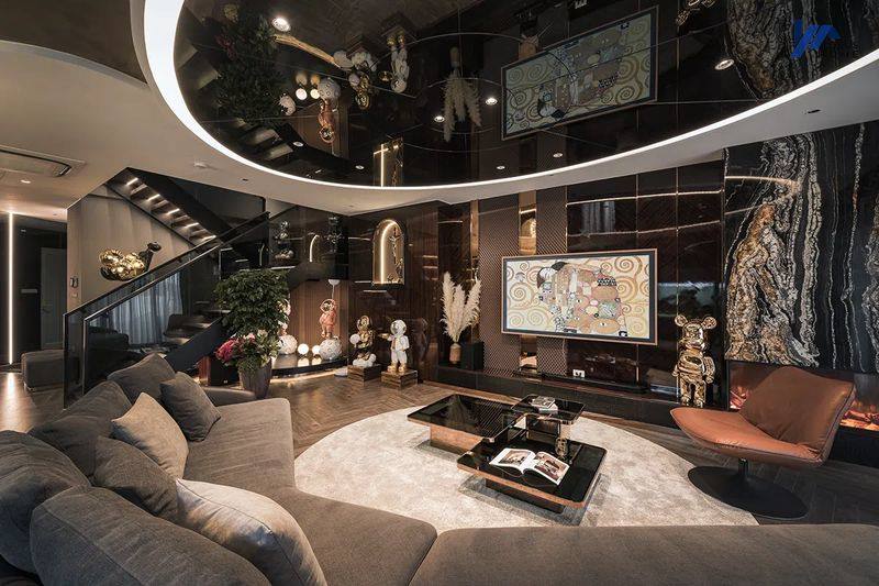 Thiết kế căn hộ Duplex chọn phong cách Modern Luxury