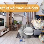 thiết kế nội thất phòng khách nhà ống
