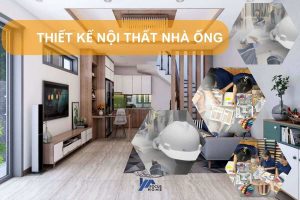 thiết kế nội thất phòng khách nhà ống