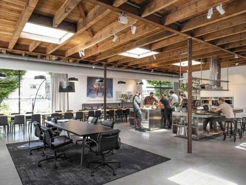 Thiết kế nội thất văn phòng giá rẻ theo phong cách eco