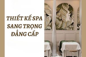 Thiết kế Spa sang trọng đẳng cấp